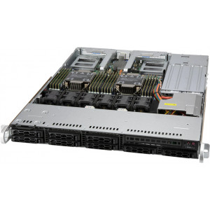 Supermicro CloudDC SuperServer 1U 120C-TR 2x4310 12C 2.1GHz/4x32Gb RDIMM 3200(16xslots)/1xSM883 240GB SATA(8x2.5