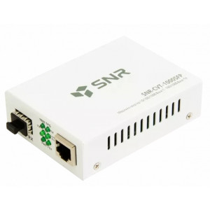 SNR Медиаконвертер  10/100/1000-Base-T / 100/1000Base-FX с SFP-портом