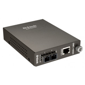 Медиаконвертер D-Link DMC-700SC/B9A, Media Converter with 1 1000Base-T port and 1 1000Base-SX port.Up to 550m, multi-mode Fiber, SC connector, Jumbo frame, Transmitting and Receiving waveleng