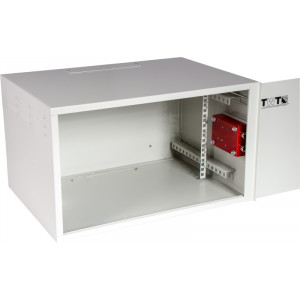 Шкаф антивандальный пенального типа, 6U 560x400 мм, серый